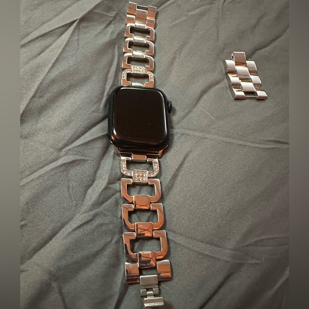Decorative Apple Watch band.